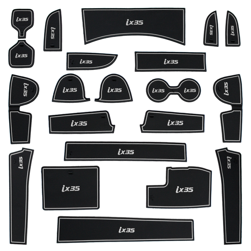 2021款21北(běi)京現代ix35用品門槽墊i35改裝内飾車(chē)内裝飾配件杯防滑